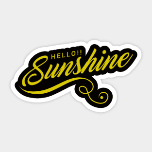 Hello Sunshine Sticker